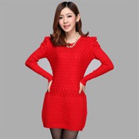 大红色毛衣头像