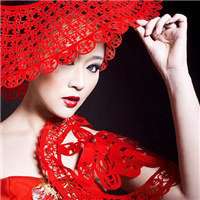 大红色毛衣头像