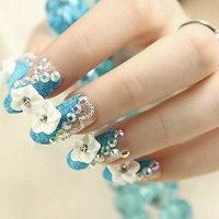 好看指甲图案头像大全