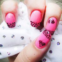 好看指甲图案头像大全