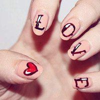好看指甲图案头像大全