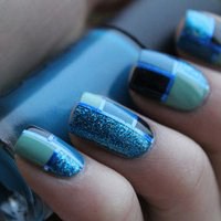 好看指甲图案头像大全