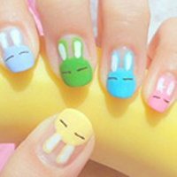 好看指甲图案头像大全