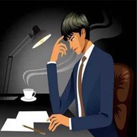 工作加班微信头像