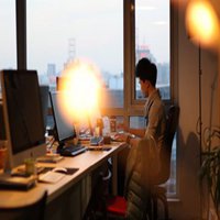 工作加班微信头像