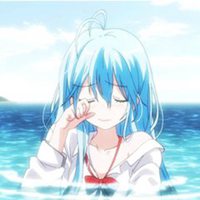 带围巾的动漫情侣头像