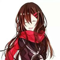 带围巾的动漫情侣头像