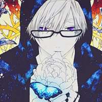 带眼镜头像女生