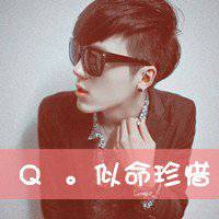 带眼镜头像女生