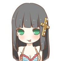 彩绘头像女复古