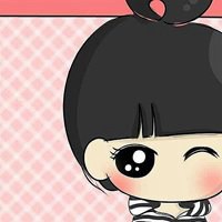 彩绘女生头像图片大全