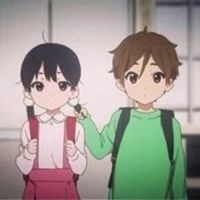 彩绘情侣头像一男一女