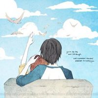 彩绘情侣头像一男一女