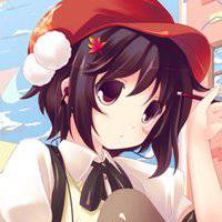 戴围巾的女生动漫头像