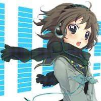 戴围巾的女生动漫头像