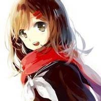 戴围巾的女生动漫头像