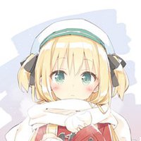 戴围巾的女生动漫头像