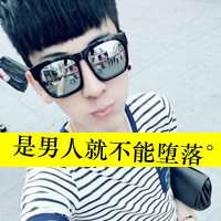 戴墨镜的男生头像