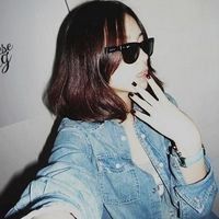 戴墨镜的美女头像