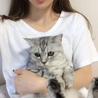 抱猫头像动漫