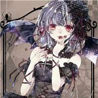 暗黑头像女生动漫