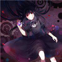 暗黑头像女生动漫