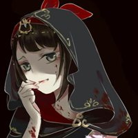 暗黑头像女生复古