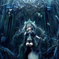 暗黑系动漫头像女生