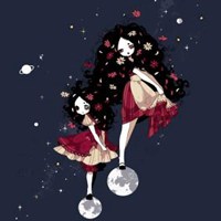 暗黑系情侣头像