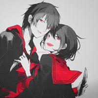 暗黑系情侣头像