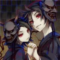 暗黑系情侣头像