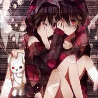 暗黑系情侣头像