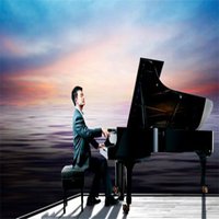 海边弹钢琴唯美头像
