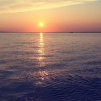 海边日出头像图片