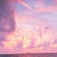 海边日出头像图片