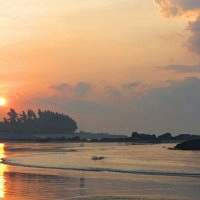 海边日出头像图片