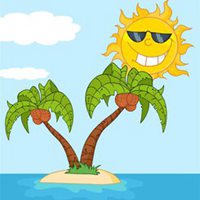 海边日出头像图片