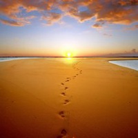 海边日出头像图片