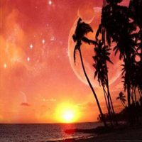 海边日出头像图片