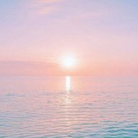 海边日出头像图片