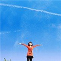 海边远景头像女生