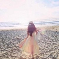 海边远景头像女生