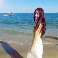 海边远景头像女生