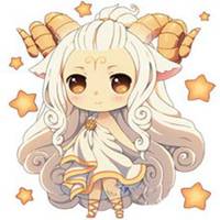 白羊座头像女生版真人带字