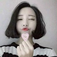 短发头像女生高冷黑白