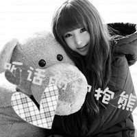 短发头像女生高冷黑白