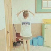 短发美女头像背影图片气质