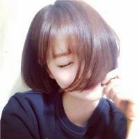 短发美女头像背影图片气质