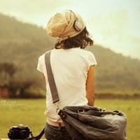 短发美女头像背影图片气质