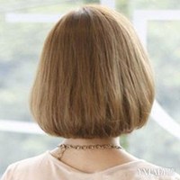 短发美女头像背影图片气质